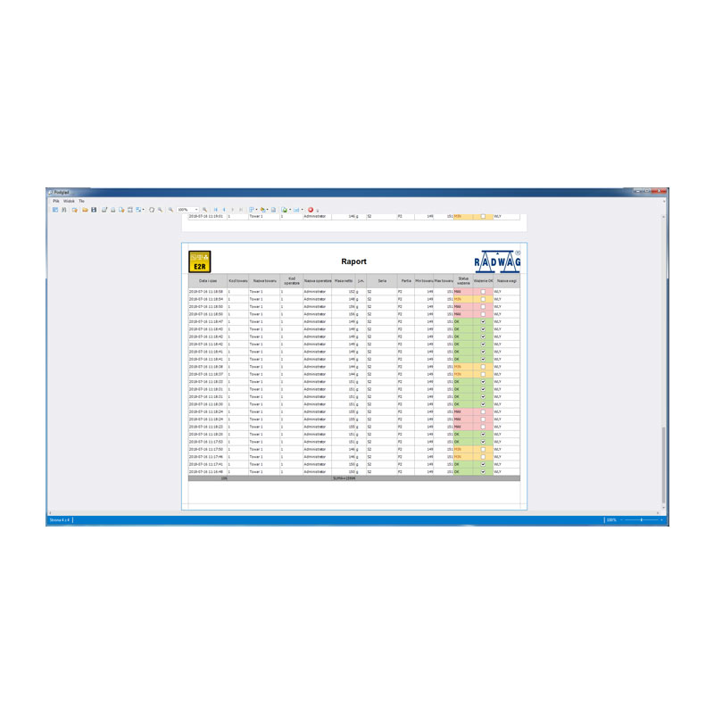 E2R Weighing Records