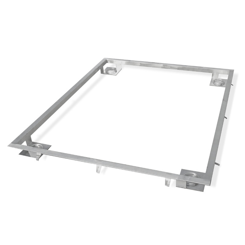 Frame for Embedding 1500 H9 Scales in the Ground