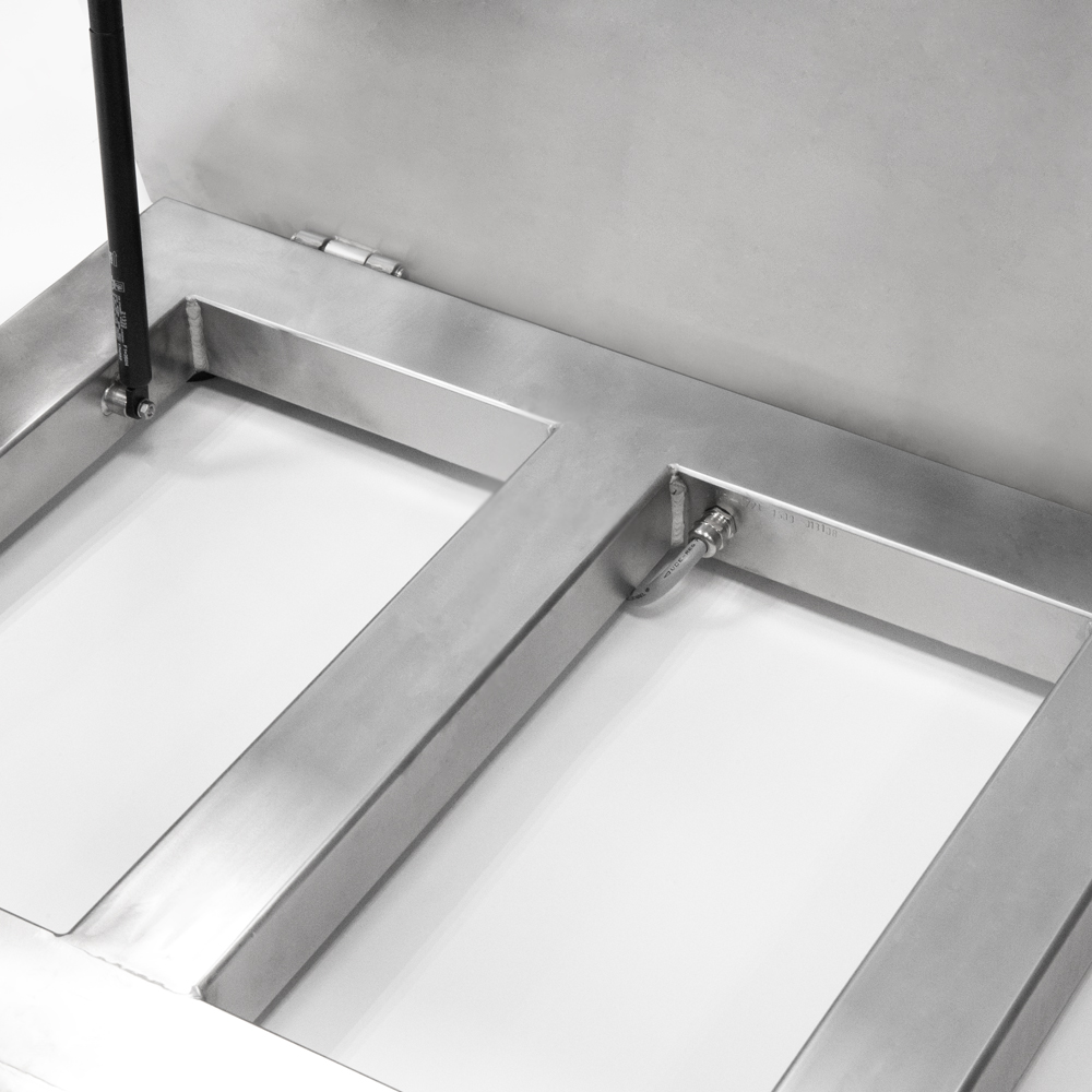 H315.4.1500.H10/Z Stainless Steel Platform Scale, pit version