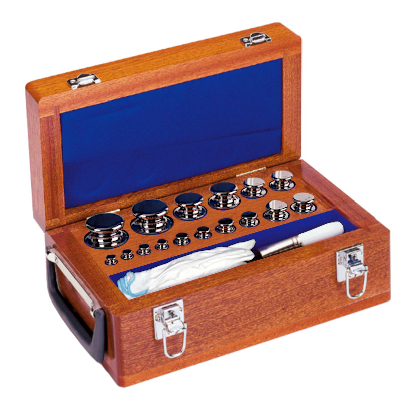 Knob weights, Set (1 g - 10 kg), Wooden Box