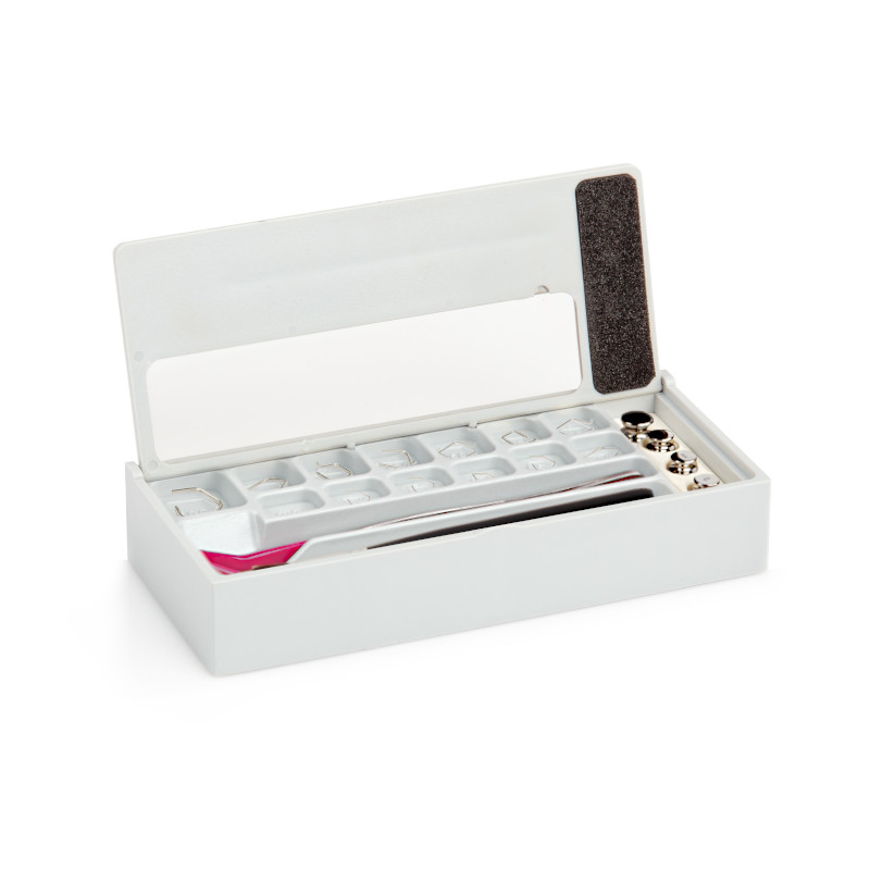 Knob weights, Set (1 mg - 5 g), Plastic Box