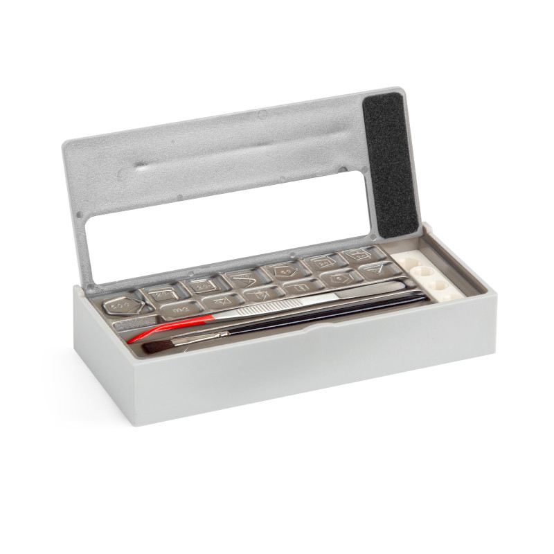 Stainless Steel Wire, Set (1 mg - 500 mg), Plastic Box