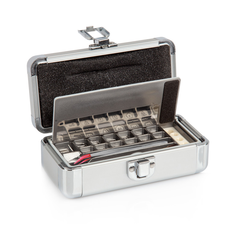 Stainless Steel Wire, Set (1 mg - 500 mg), Plastic Box